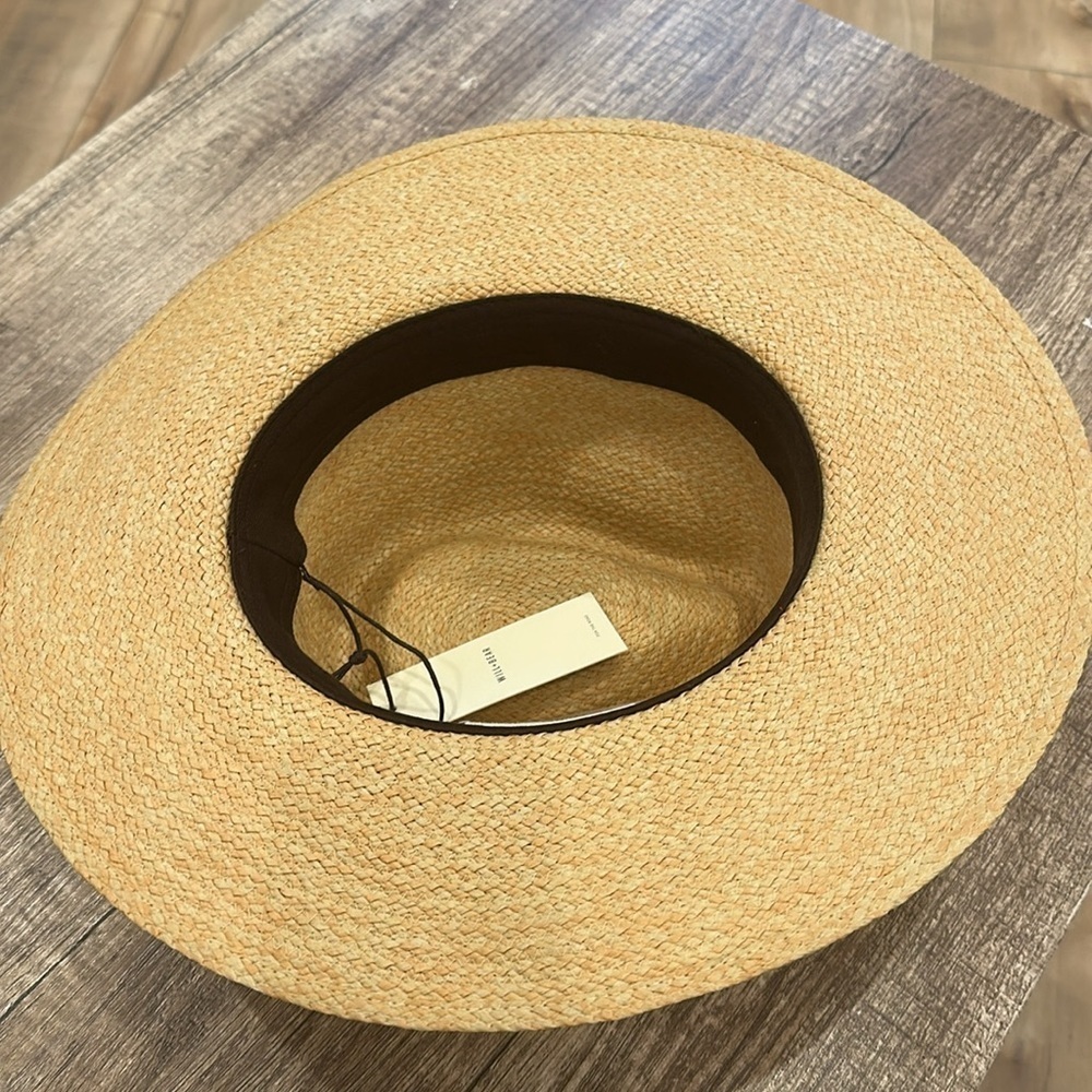 NWT Will + Bear Sawyer Sand Medium Brim Straw Hat Unisex - Picture 12 of 14